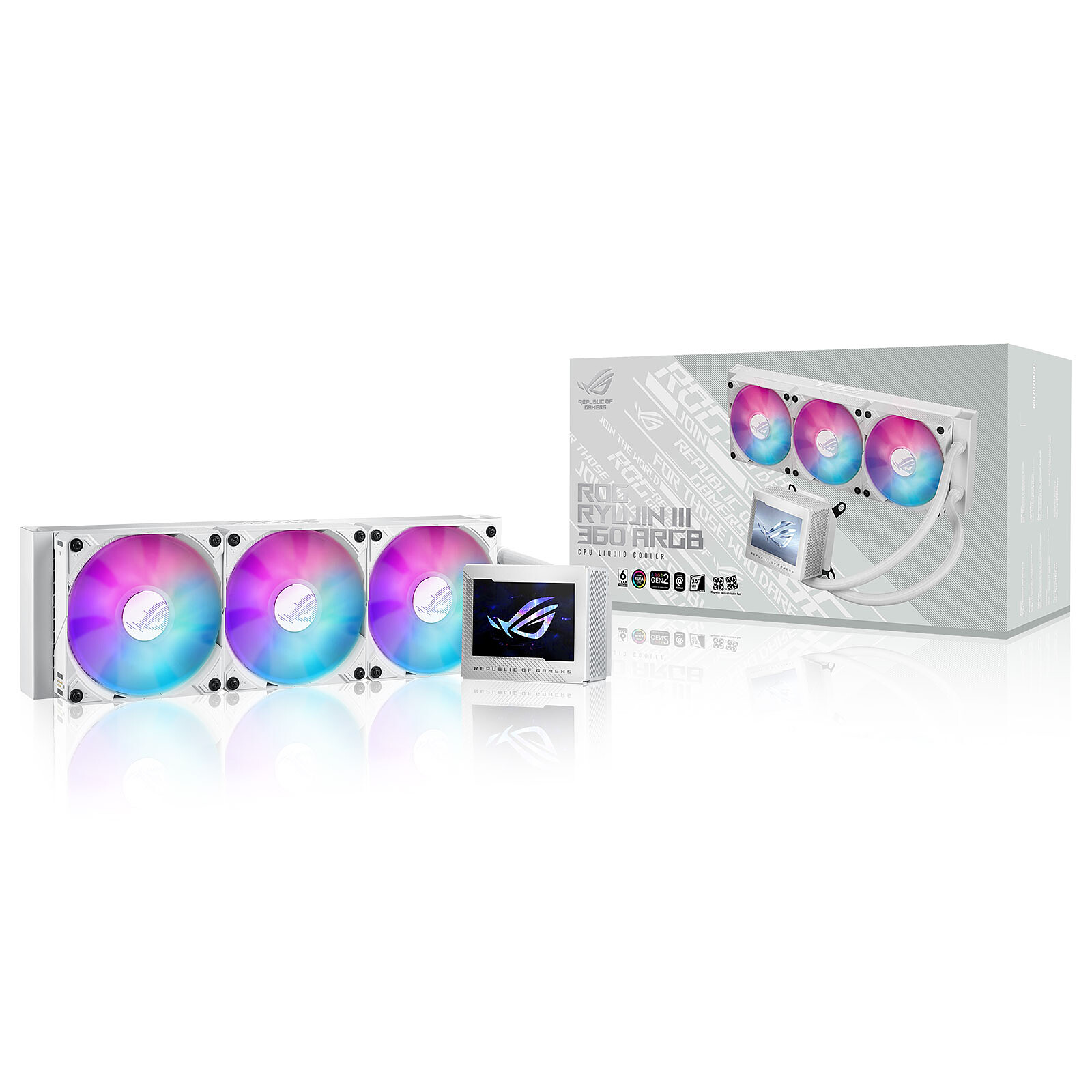 WATERCOOLING ASUS ROG RYUJIN III 360MM ARGB WHITE